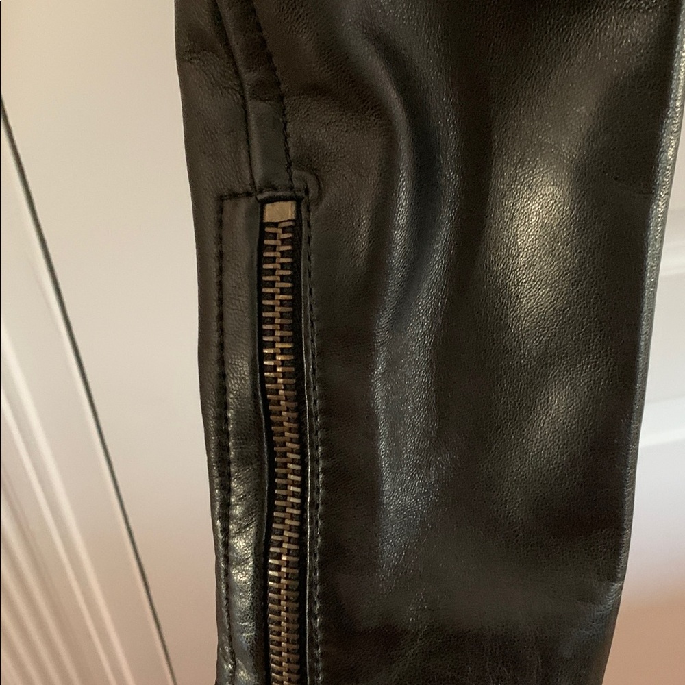 Coach Black Leather Moto Jacket - Picture 8 of 13